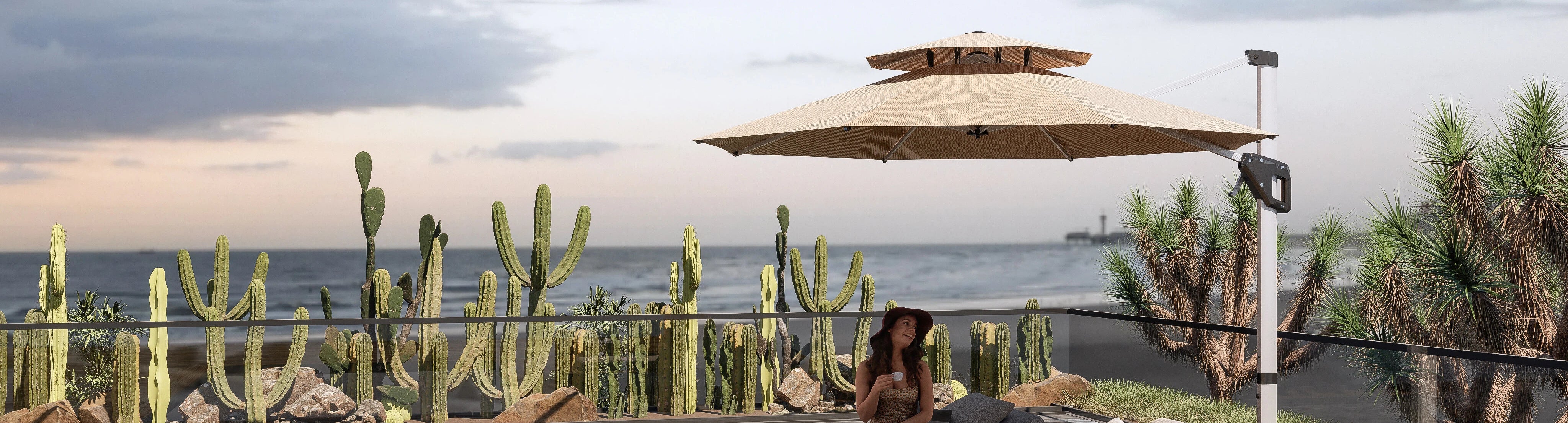 Outdoor Patio Umbrellas & Sun Shade