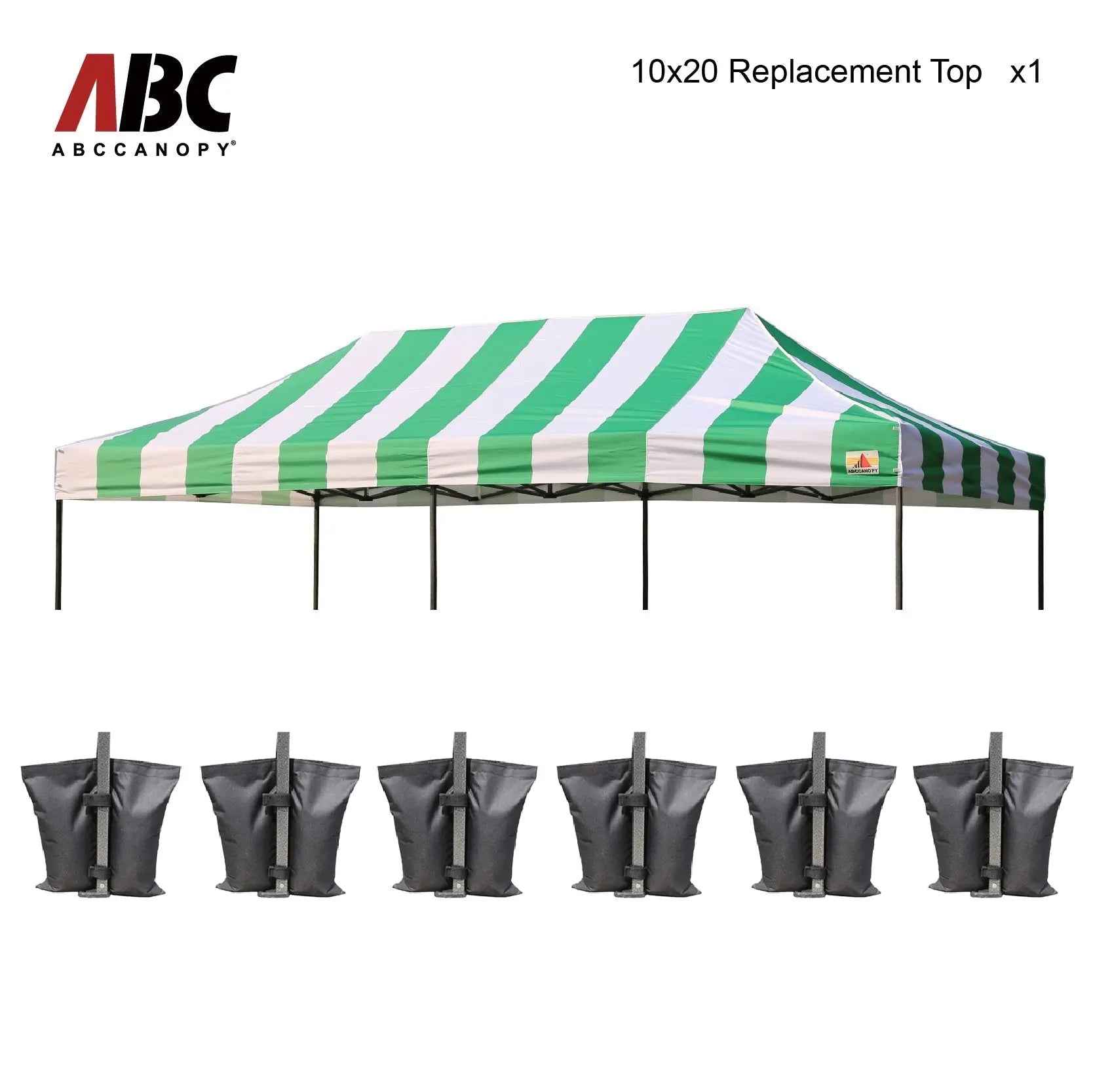 ABCCANOPY Replacement Top Cover for 8x8/10x10/10x15/10x20 Pop Up Canopy