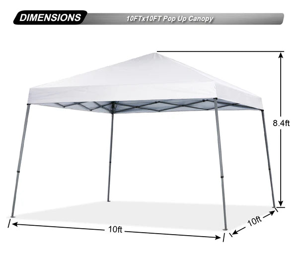 ABCCANOPY Knoll Shade™ Outdoor Stable Black Canopy Tent 10x10