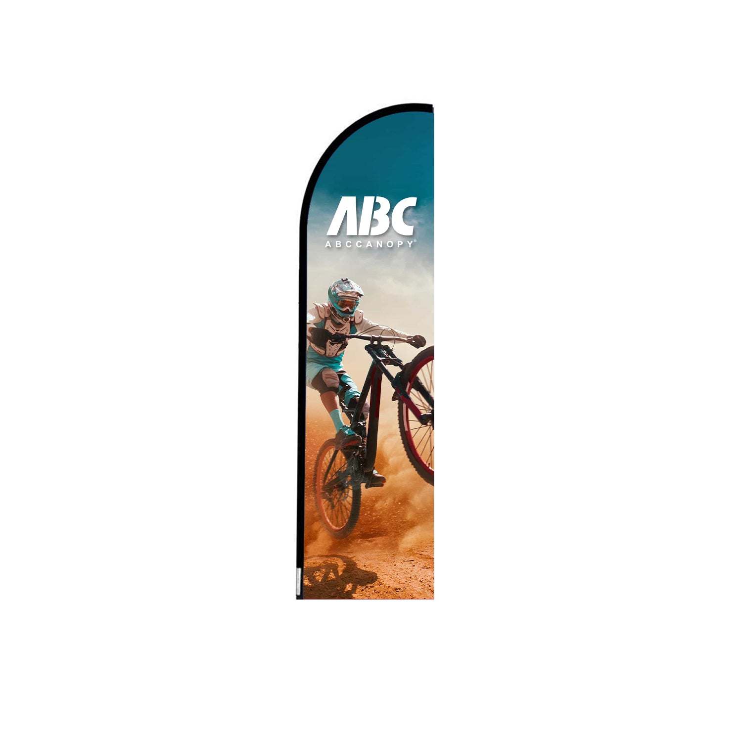 ABCCANOPY Custom Feather Blade Flag Advertising 8FT/10FT/12FT (Flag Only)