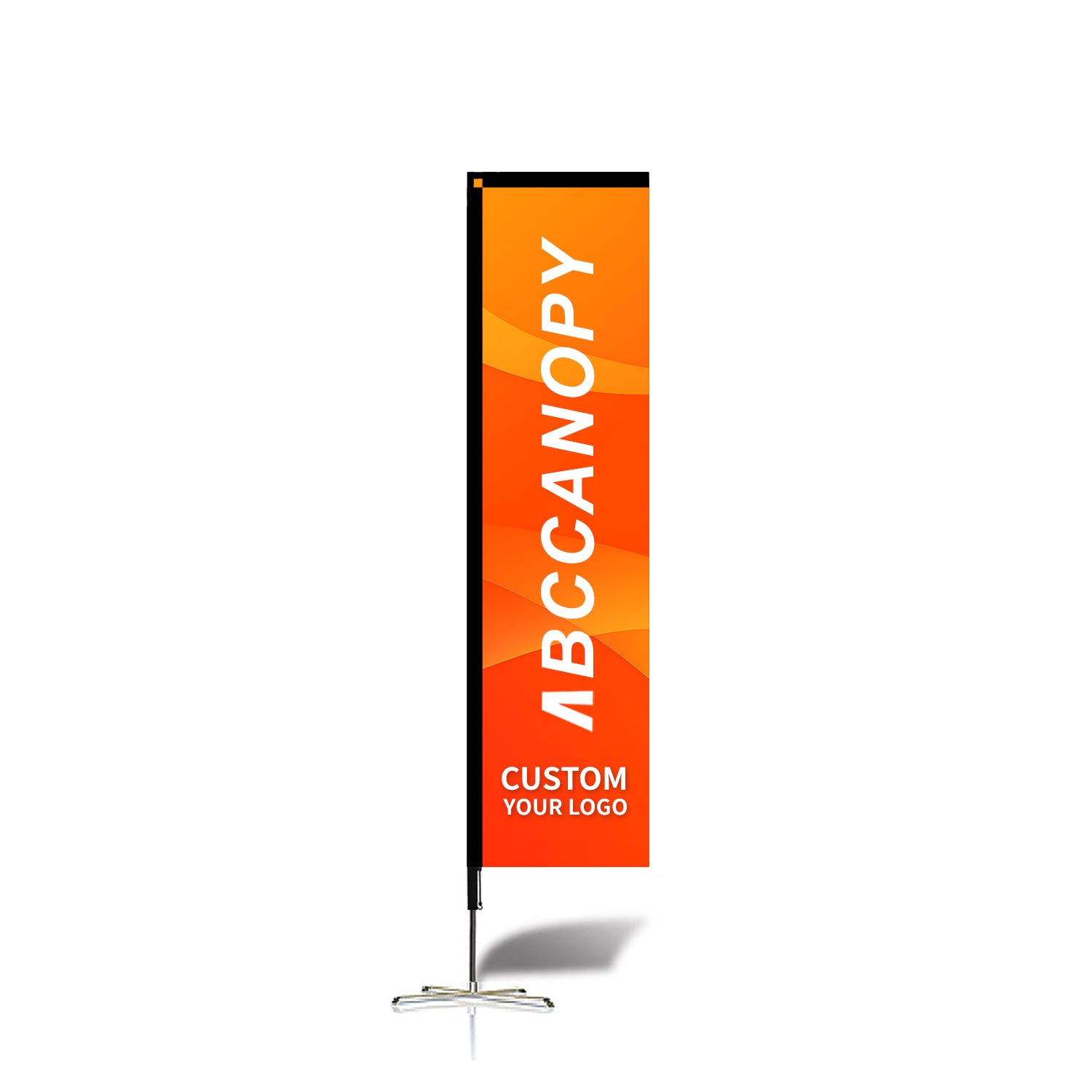 ABCCANOPY Custom Double Sided Teardrop Feather Flag Advertising 8FT/10FT/12FT (1 Flag)
