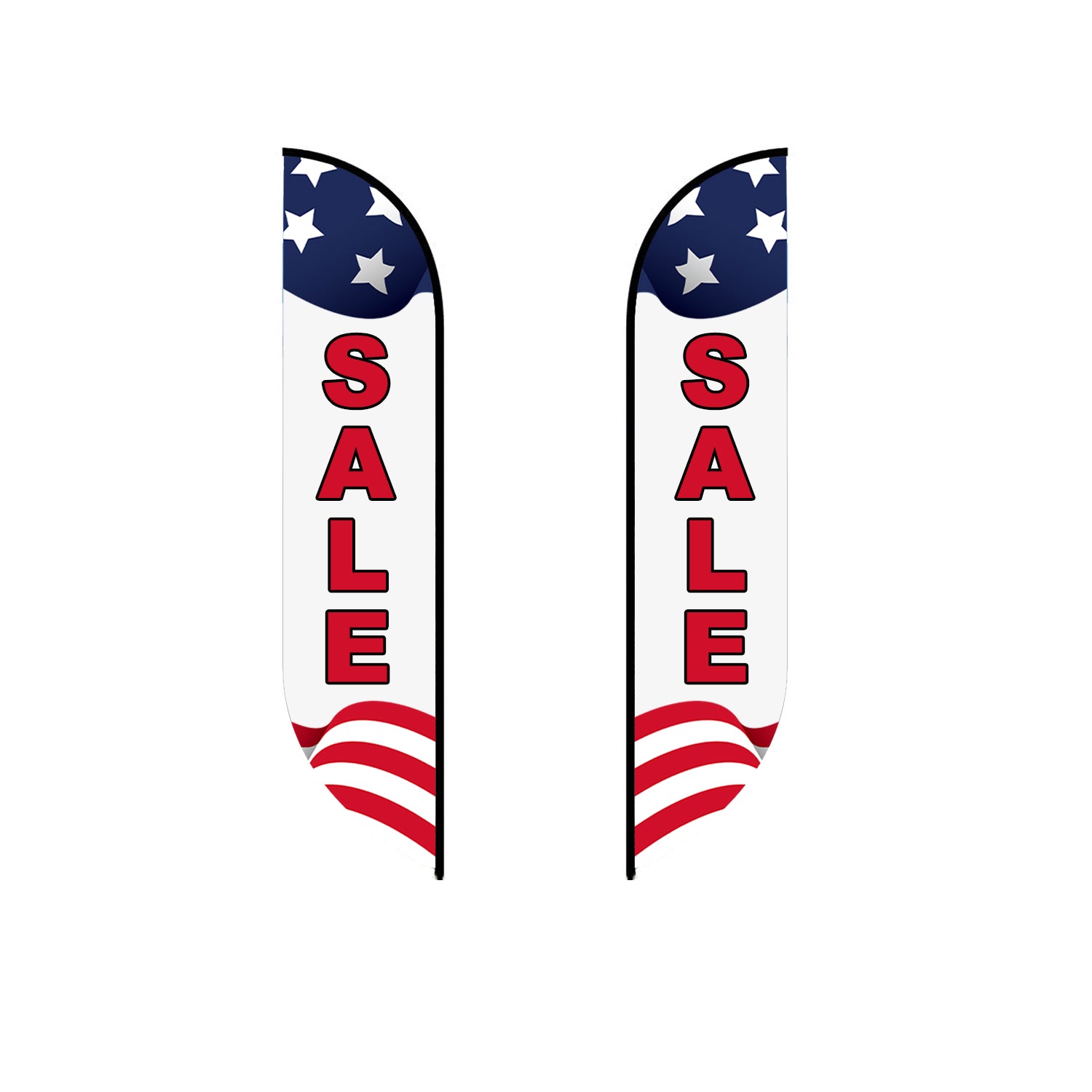 ABCCANOPY Custom Feather Blade Flag Advertising 8FT/10FT/12FT (Flag Only)