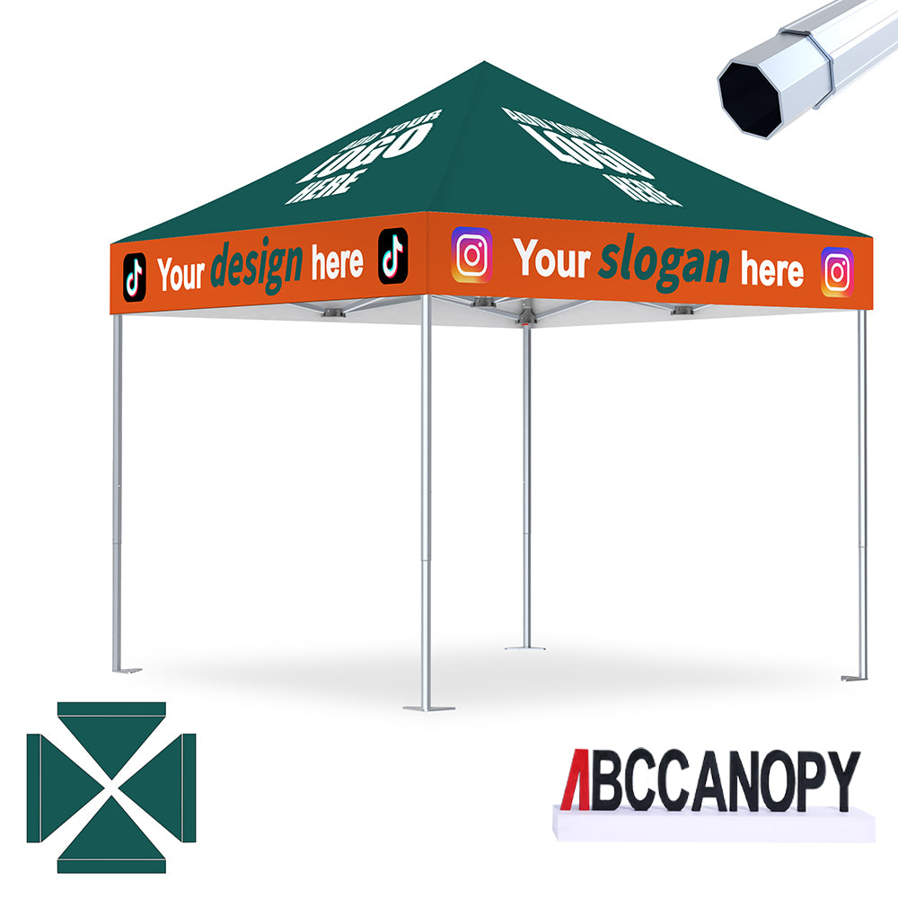 ABCCANOPY 10x10 S1/S2/S3/S4 Professional Super Duty Aluminum Custom Canopy Tent
