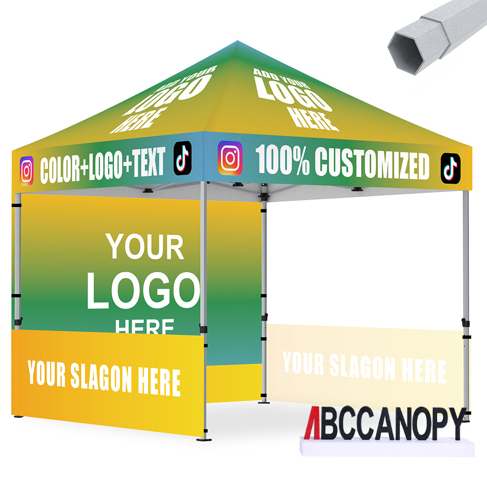 ABCCANOPY 10x10 S1/S2/S3/S4 Professional Super Duty Aluminum Custom Canopy Tent