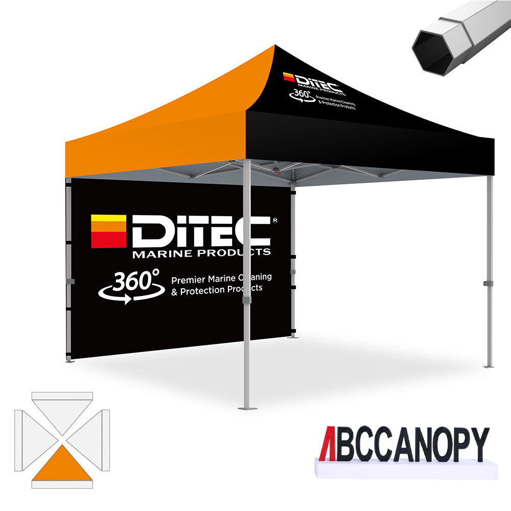 ABCCANOPY Custom Canopy Tent Heavy Duty Pop Up Shelter (S2 Premium) - 8x8, 10x10, 10x15, 10x20