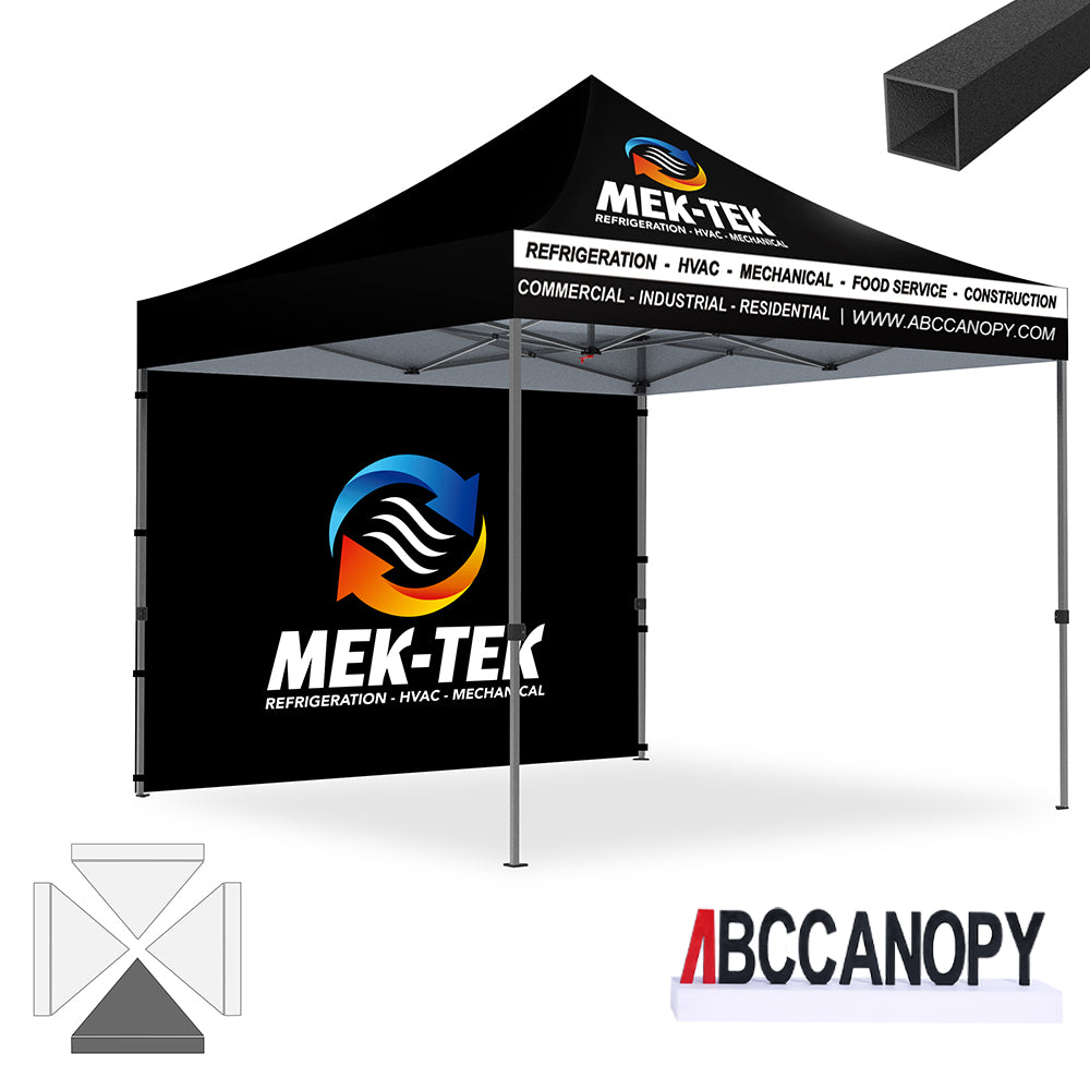 ABCCANOPY Custom Canopy Tent Pop Up Shelter (S1 Commercial) - 10x10, 10x15, 10x20