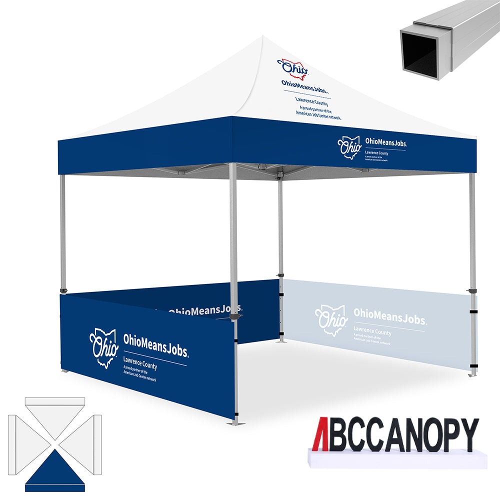 ABCCANOPY 10x10 S1/S2/S3 Professional Super Duty Aluminum Custom Canopy Tent