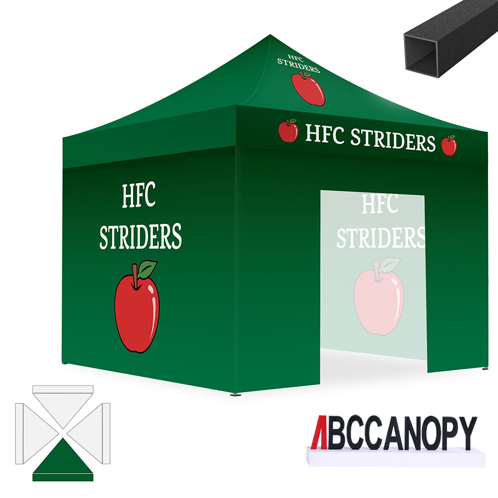 ABCCANOPY 10x10 Custom Canopy Tent with 4 Sidewalls