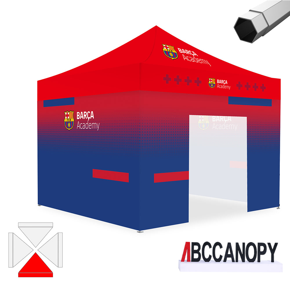 ABCCANOPY 10x10 Custom Canopy Tent with 4 Sidewalls