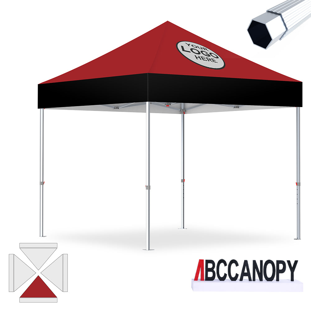 ABCCANOPY Custom Canopy Tent Aluminum Pop Up Shelter (S3, S4) - 10x10