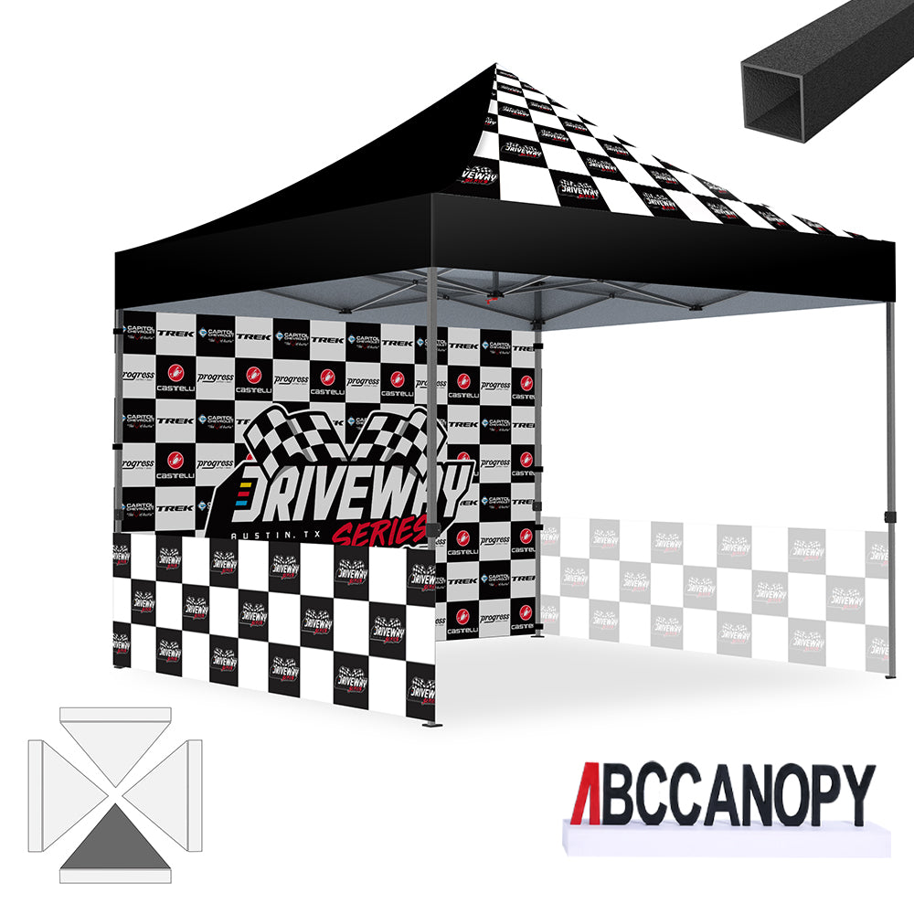 ABCCANOPY Custom Canopy Tent Pop Up Shelter (S1 Commercial) - 10x10, 10x15, 10x20