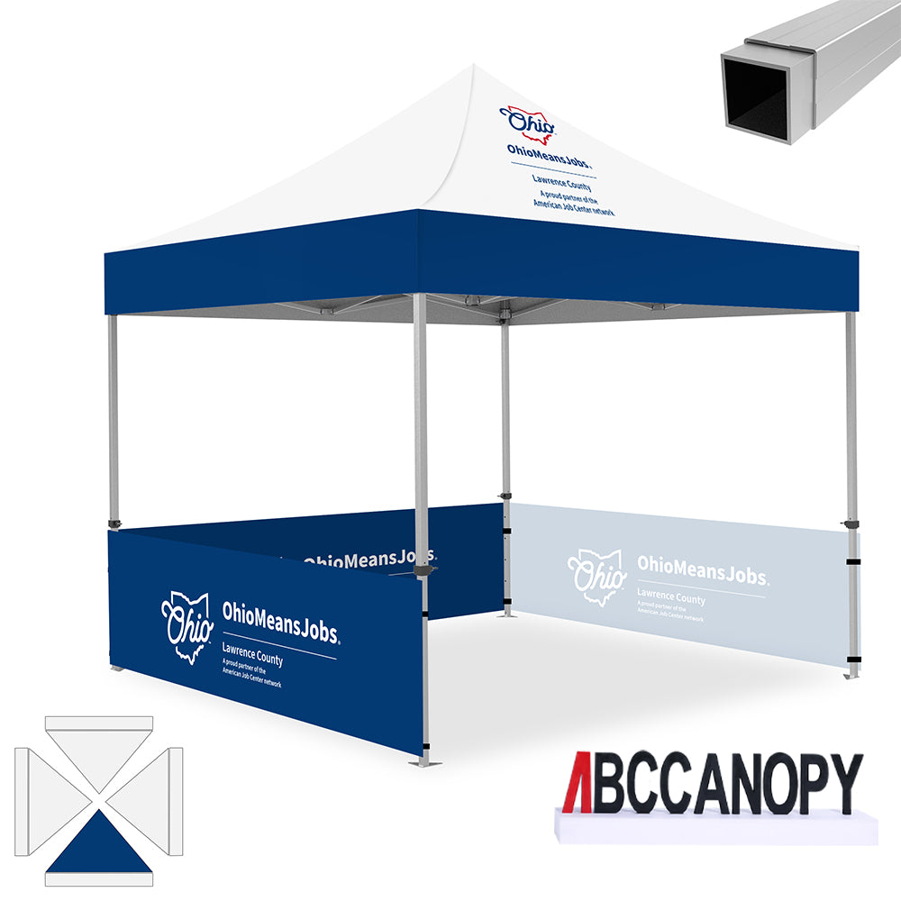 ABCCANOPY 10x10 S1/S2/S3 Professional Super Duty Aluminum Custom Canopy Tent