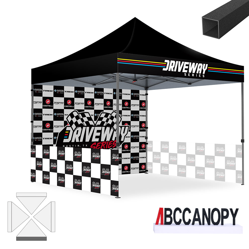 ABCCANOPY Custom Canopy Tent Pop Up Shelter (S1 Commercial) - 10x10, 10x15, 10x20