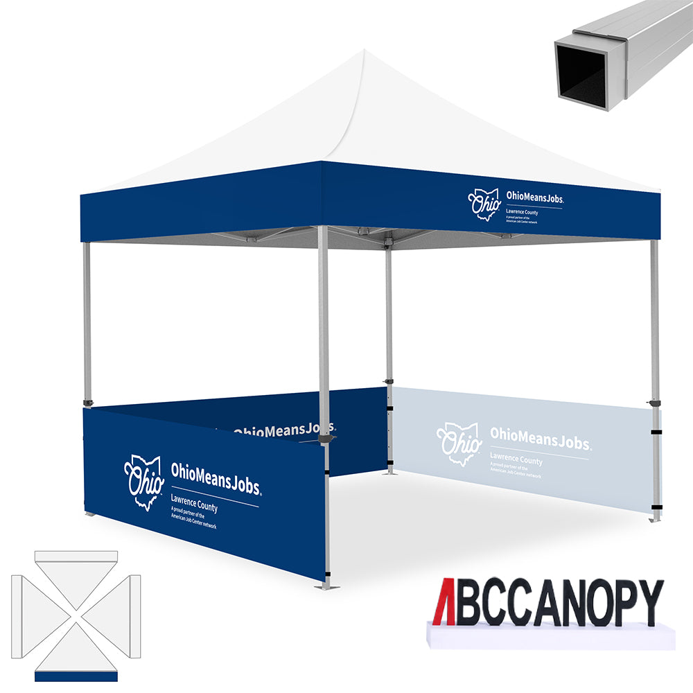 ABCCANOPY 10x10 S1/S2/S3 Professional Super Duty Aluminum Custom Canopy Tent
