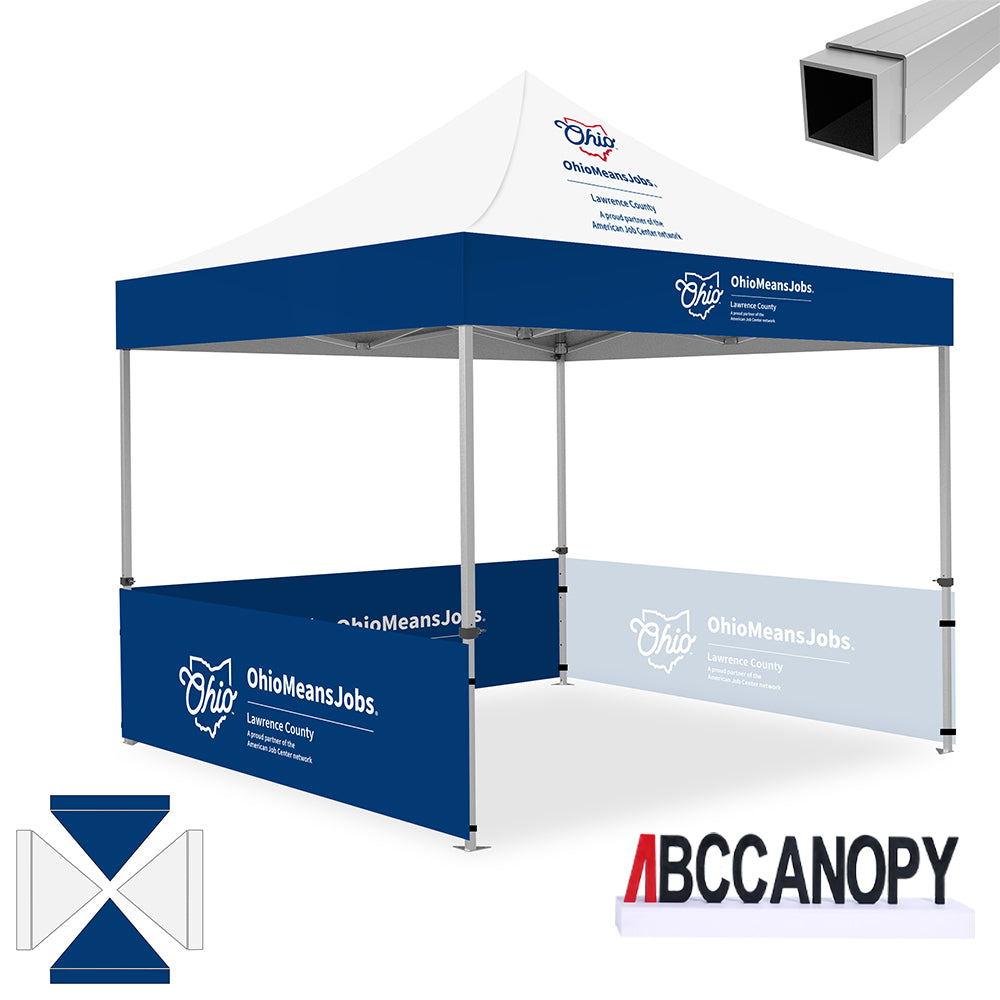 ABCCANOPY 10x10 S1/S2/S3 Professional Super Duty Aluminum Custom Canopy Tent