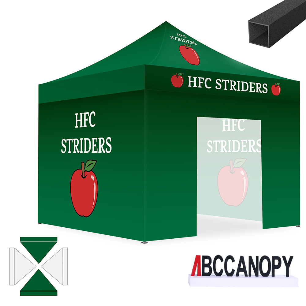 ABCCANOPY 10x10 Custom Canopy Tent with 4 Sidewalls