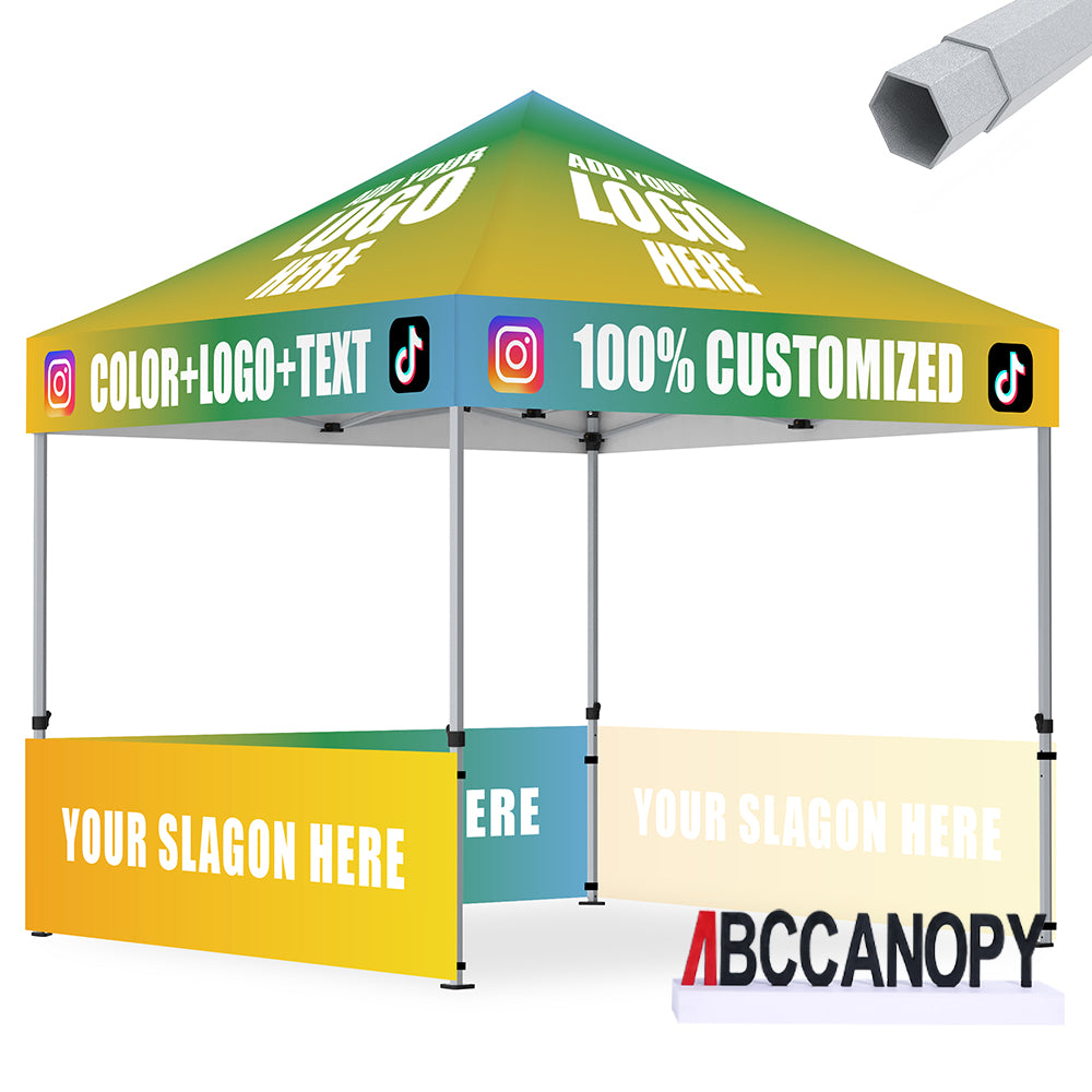 ABCCANOPY 10x10 S1/S2/S3/S4 Professional Super Duty Aluminum Custom Canopy Tent