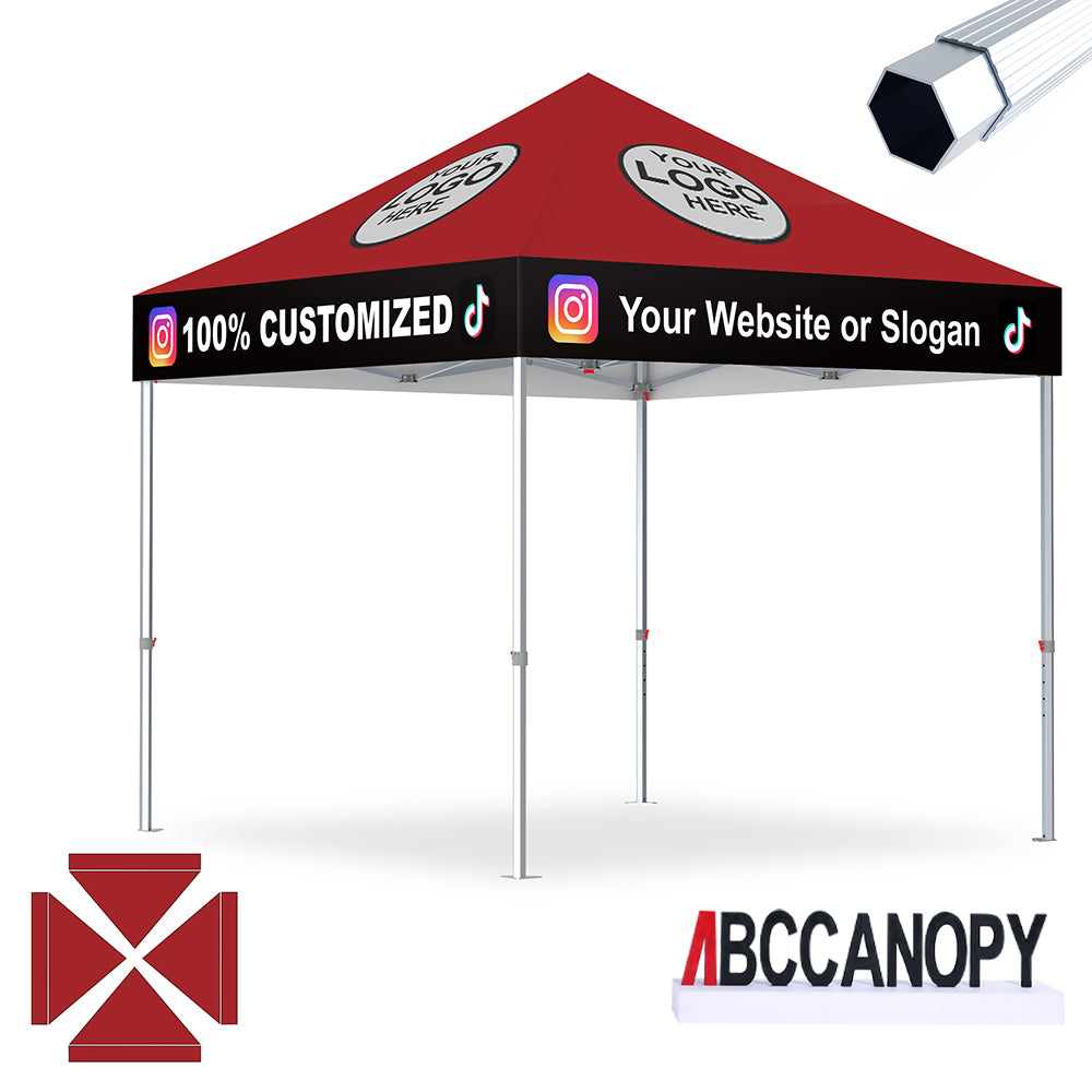 ABCCANOPY 10x10 S1/S2/S3/S4 Professional Super Duty Aluminum Custom Canopy Tent