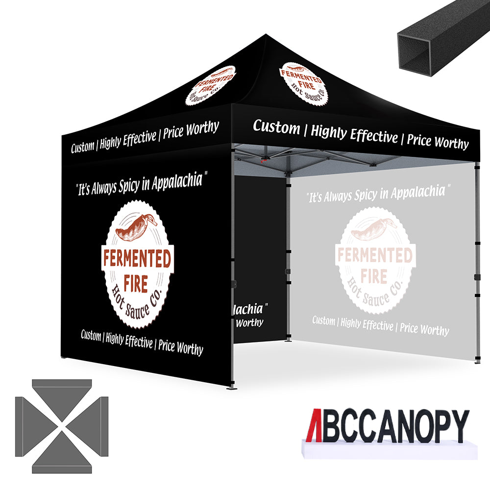 ABCCANOPY Custom Canopy Tent Pop Up Shelter (S1 Commercial) - 10x10, 10x15, 10x20