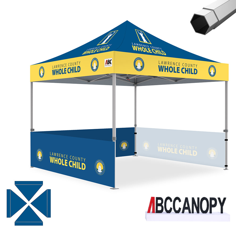 ABCCANOPY 10x10 S1/S2/S3 Professional Super Duty Aluminum Custom Canopy Tent