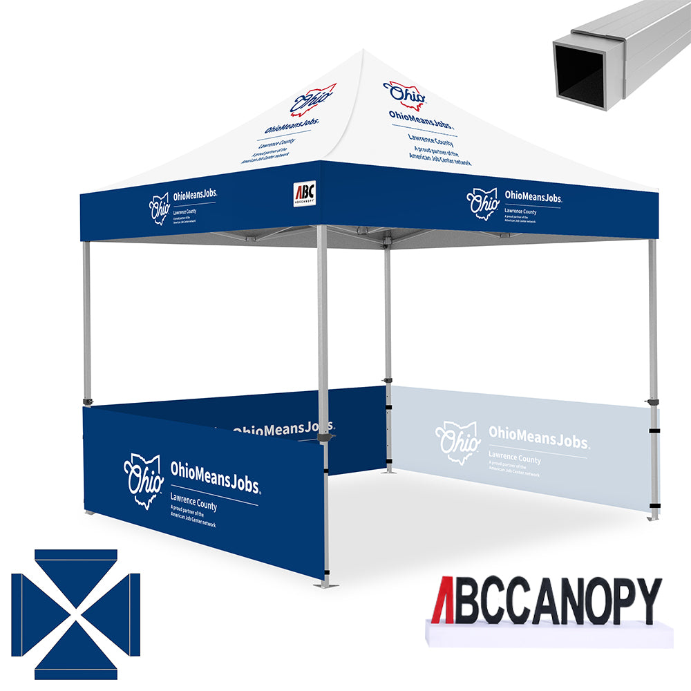 ABCCANOPY 10x10 S1/S2/S3 Professional Super Duty Aluminum Custom Canopy Tent