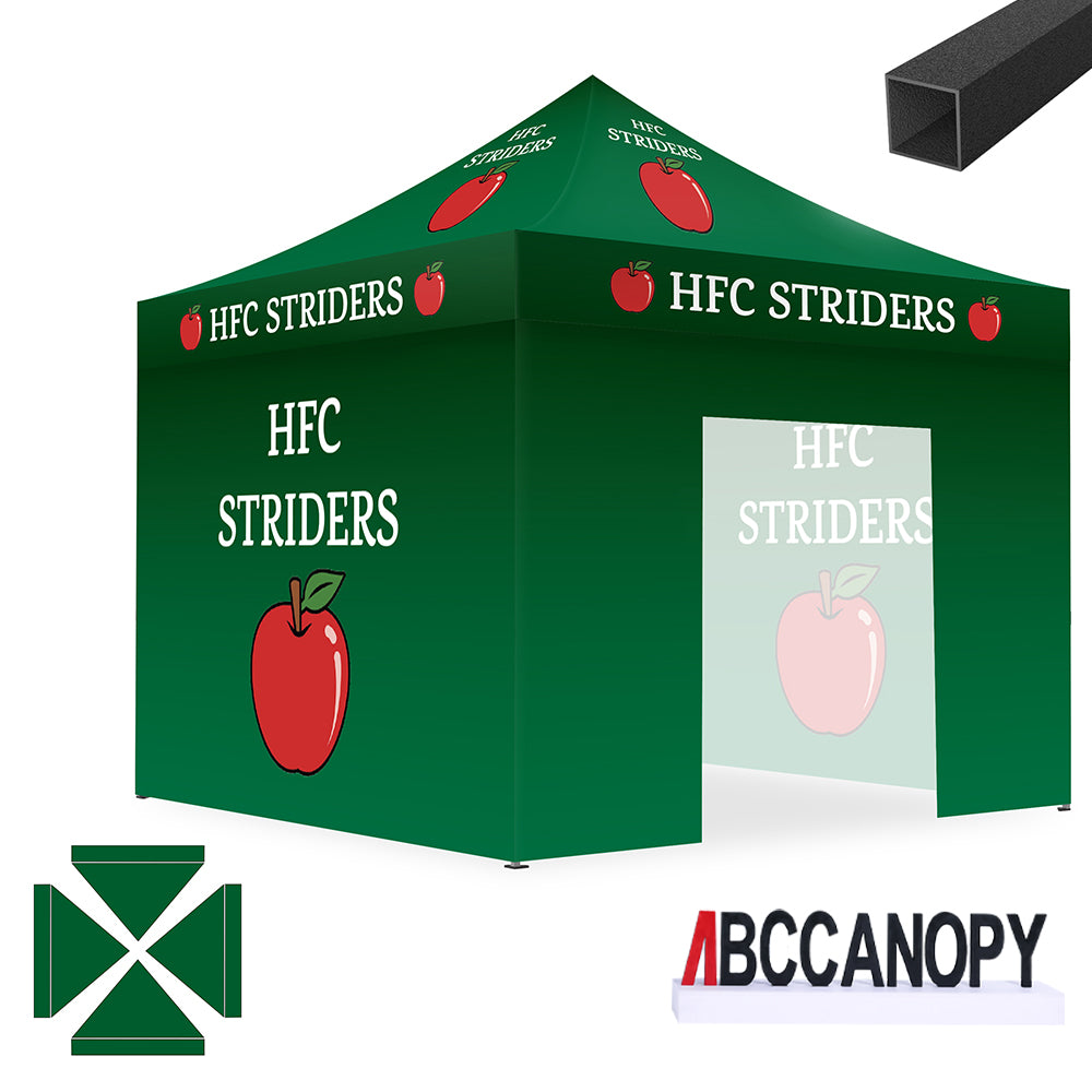 ABCCANOPY 10x10 Custom Canopy Tent with 4 Sidewalls