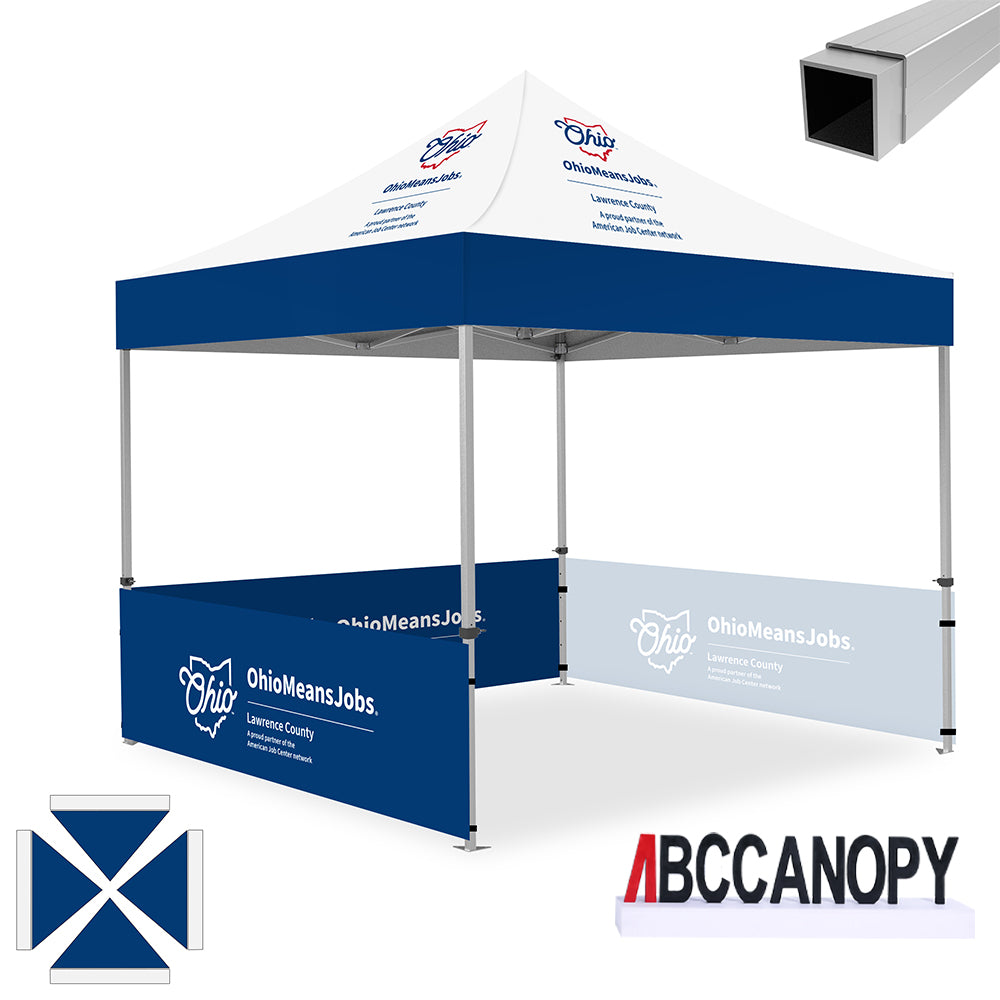 ABCCANOPY 10x10 S1/S2/S3 Professional Super Duty Aluminum Custom Canopy Tent