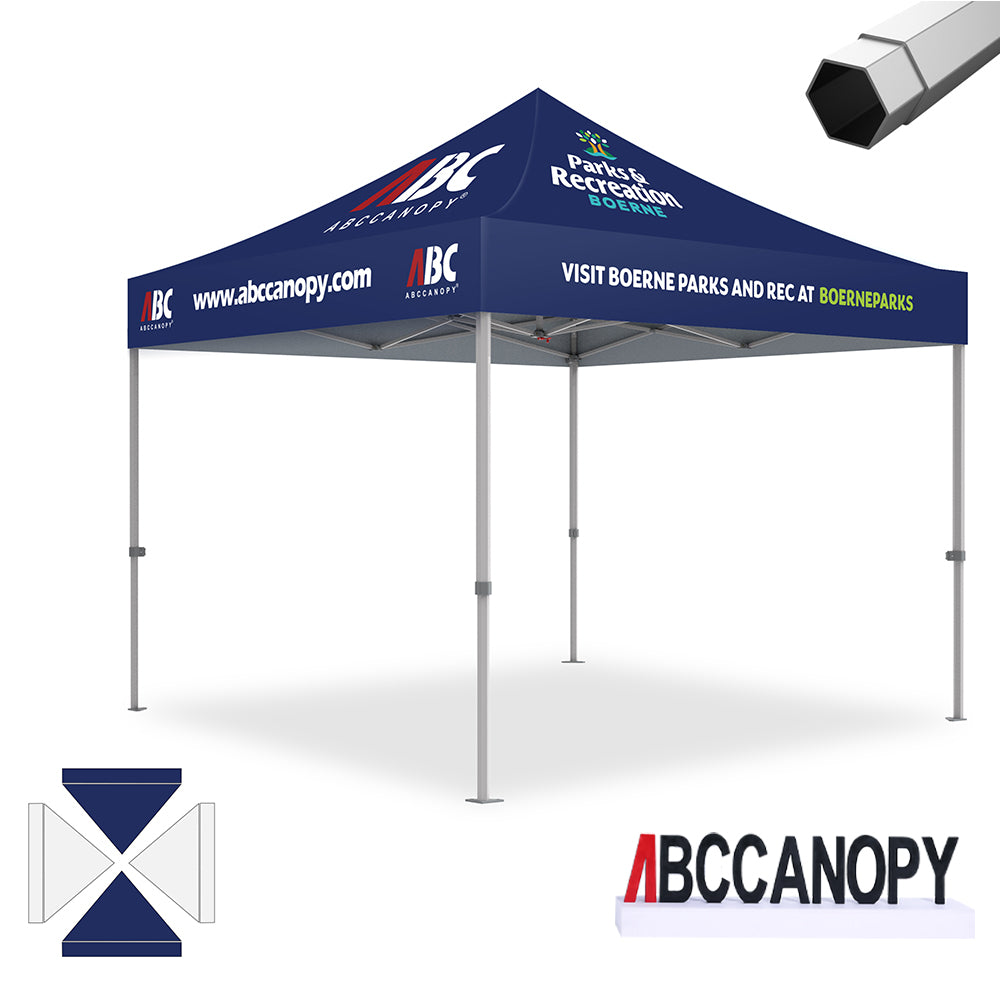 ABCCANOPY Custom Canopy Tent Brand Union (S1 & S2 Premium) - 10x10, 10x15, 10x20