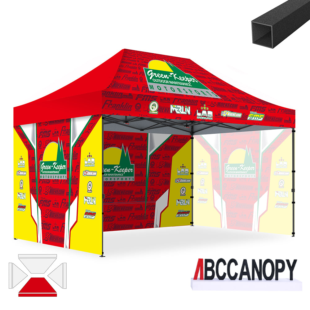 ABCCANOPY Custom Canopy Tent Pop Up Shelter (S1 Commercial) - 10x10, 10x15, 10x20