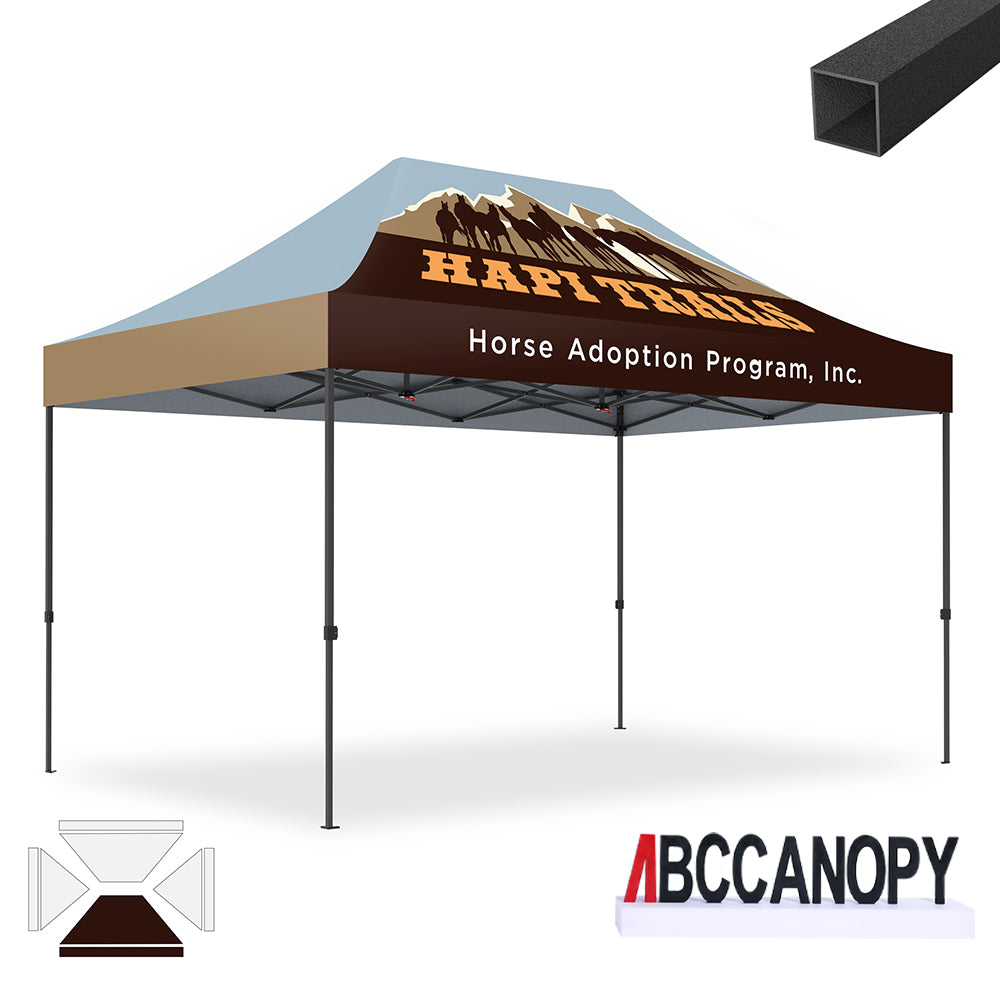 ABCCANOPY Custom Canopy Tent Pop Up Shelter (S1 Commercial) - 10x10, 10x15, 10x20