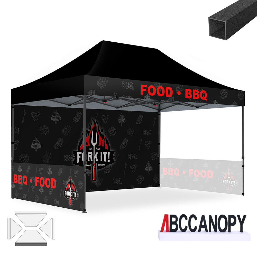 ABCCANOPY Custom Canopy Tent Pop Up Shelter (S1 Commercial) - 10x10, 10x15, 10x20