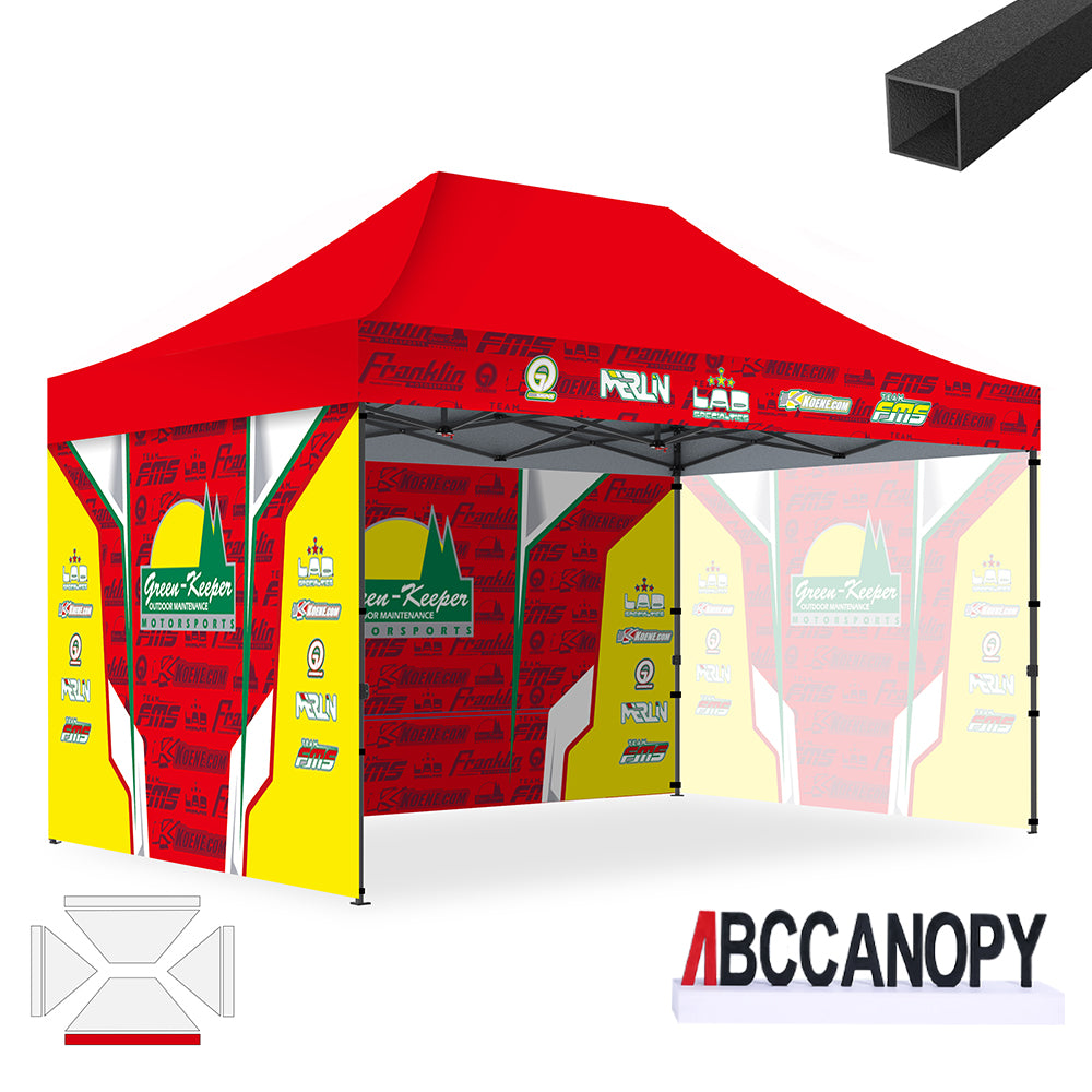 ABCCANOPY Custom Canopy Tent Pop Up Shelter (S1 Commercial) - 10x10, 10x15, 10x20