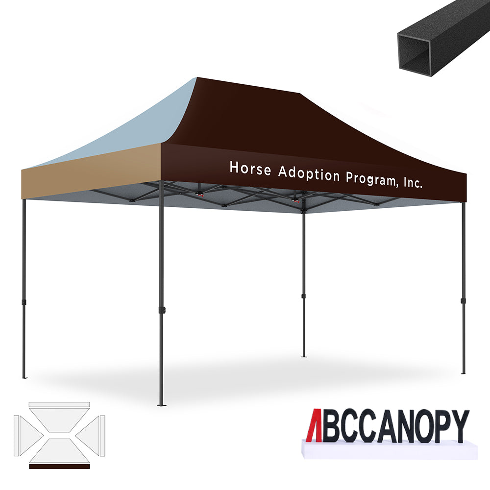 ABCCANOPY Custom Canopy Tent Pop Up Shelter (S1 Commercial) - 10x10, 10x15, 10x20