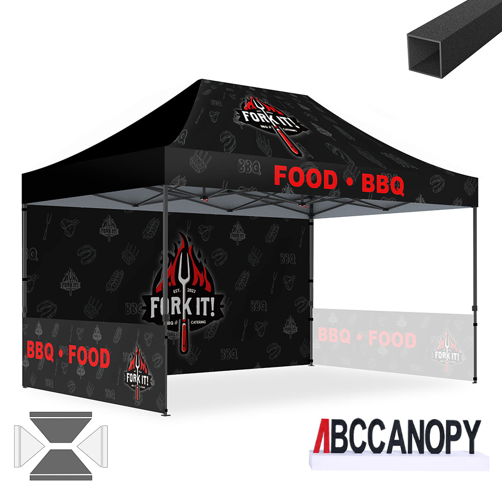 ABCCANOPY Custom Canopy Tent Pop Up Shelter (S1 Commercial) - 10x10, 10x15, 10x20