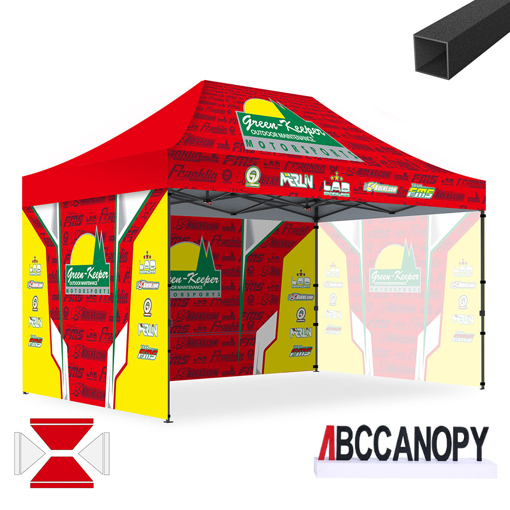 ABCCANOPY Custom Canopy Tent Pop Up Shelter (S1 Commercial) - 10x10, 10x15, 10x20