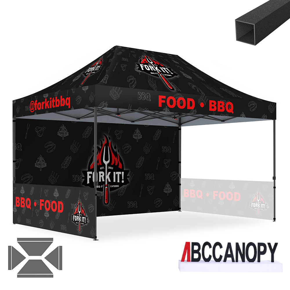 ABCCANOPY Custom Canopy Tent Pop Up Shelter (S1 Commercial) - 10x10, 10x15, 10x20