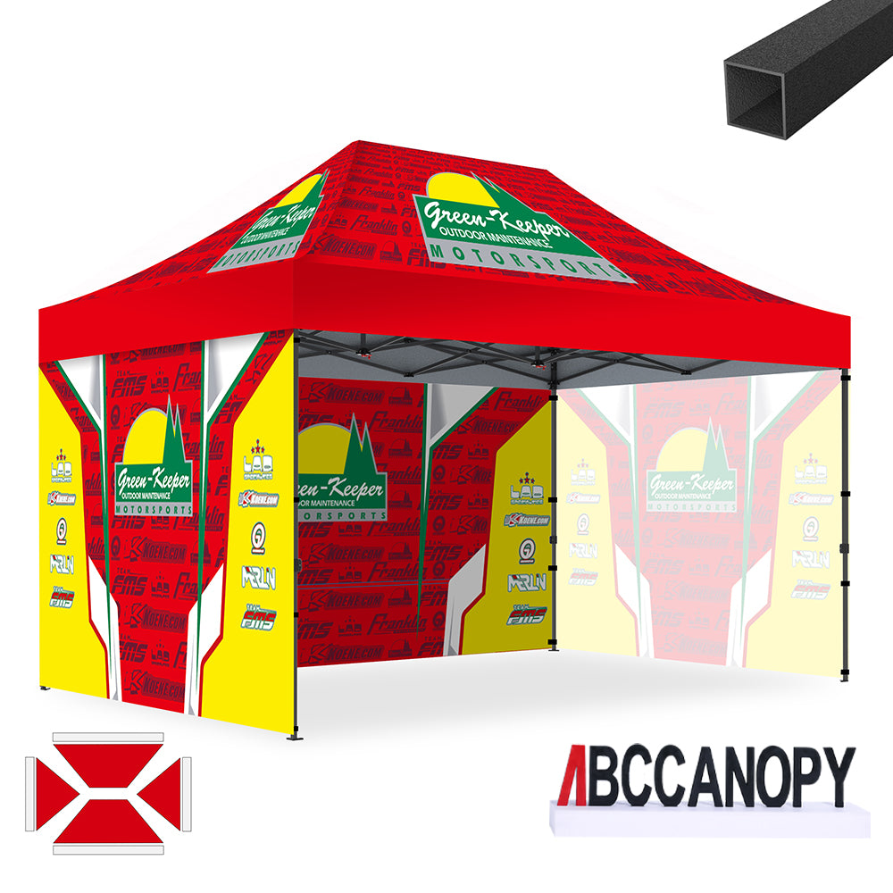 ABCCANOPY Custom Canopy Tent Pop Up Shelter (S1 Commercial) - 10x10, 10x15, 10x20