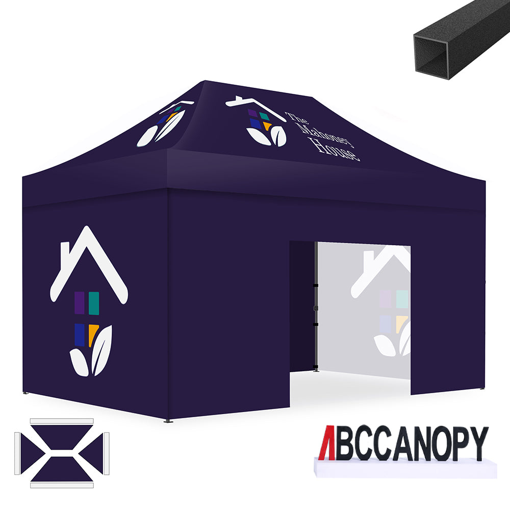 ABCCANOPY Custom Canopy Tent Pop Up Shelter (S1 Commercial) - 10x10, 10x15, 10x20