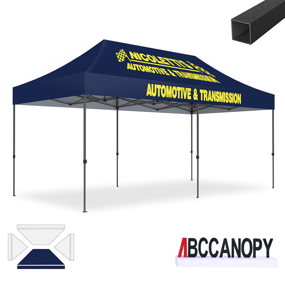 ABCCANOPY Custom Canopy Tent Pop Up Shelter (S1 Commercial) - 10x10, 10x15, 10x20