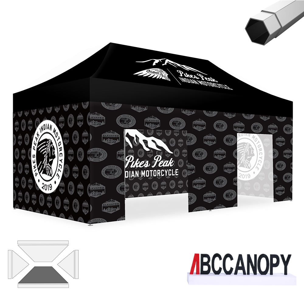 ABCCANOPY Custom Canopy Tent Heavy Duty Pop Up Shelter (S2 Premium) - 8x8, 10x10, 10x15, 10x20