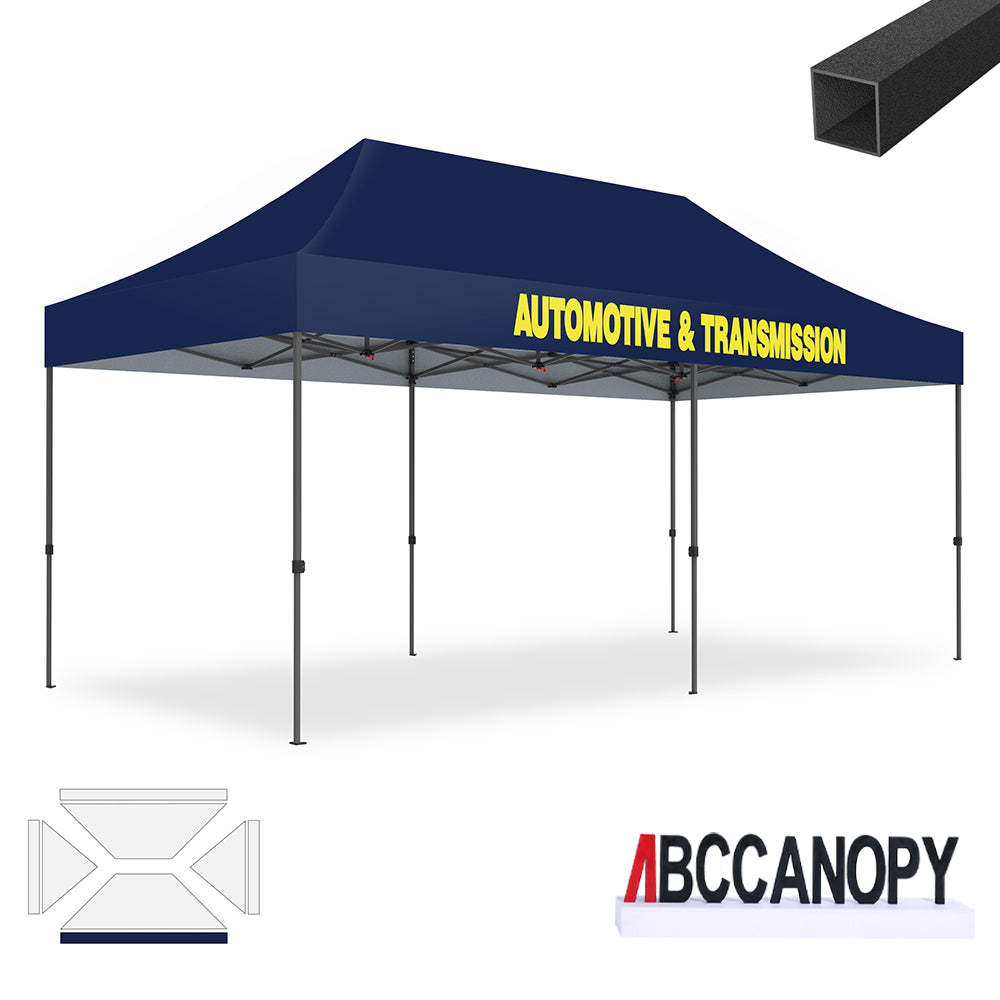 ABCCANOPY Custom Canopy Tent Pop Up Shelter (S1 Commercial) - 10x10, 10x15, 10x20