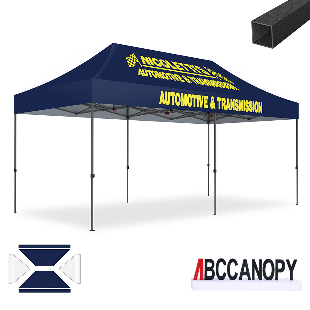 ABCCANOPY Custom Canopy Tent Pop Up Shelter (S1 Commercial) - 10x10, 10x15, 10x20