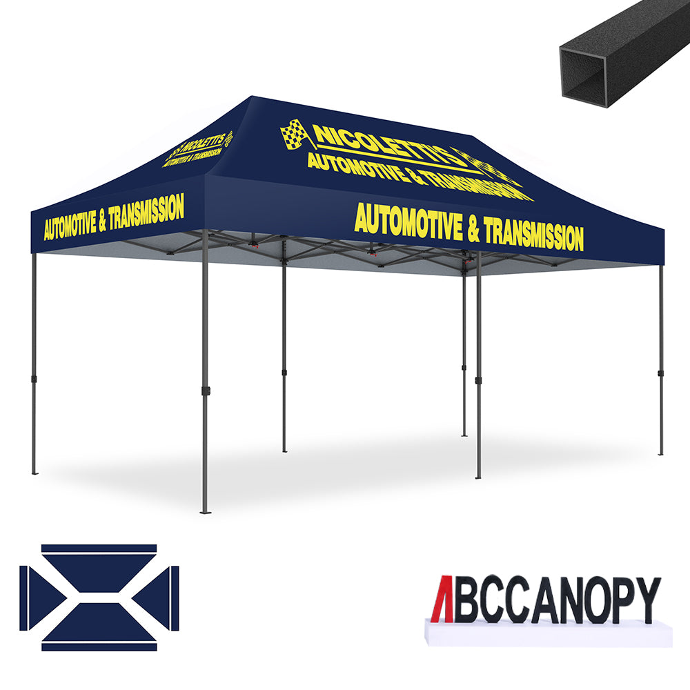 ABCCANOPY Custom Canopy Tent Pop Up Shelter (S1 Commercial) - 10x10, 10x15, 10x20