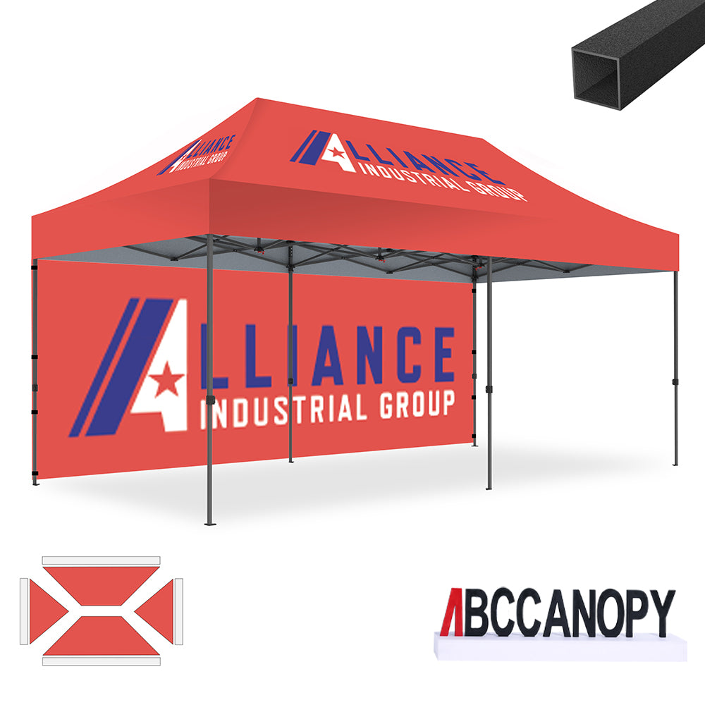 ABCCANOPY Custom Canopy Tent Pop Up Shelter (S1 Commercial) - 10x10, 10x15, 10x20