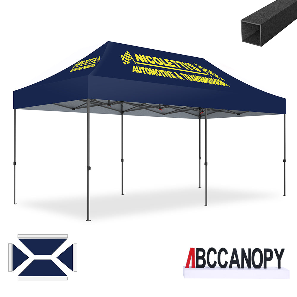 ABCCANOPY Custom Canopy Tent Pop Up Shelter (S1 Commercial) - 10x10, 10x15, 10x20