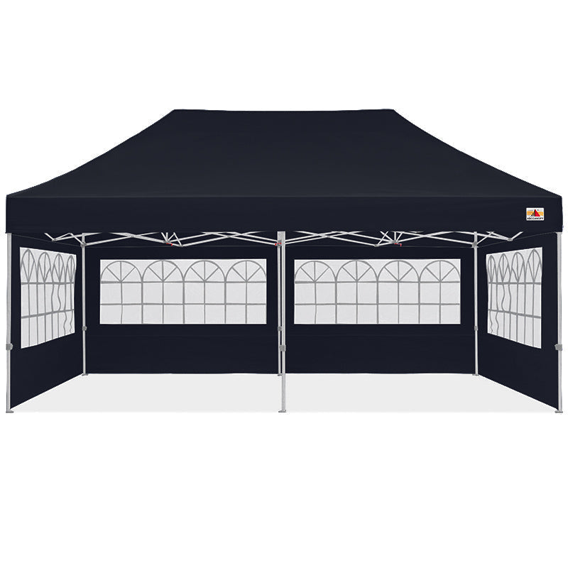 ABCCANOPY Pop Up Church Canopy Tent with Window Sidewalls (S1 Commercial) - 8x8, 10x10, 10x15, 10x20