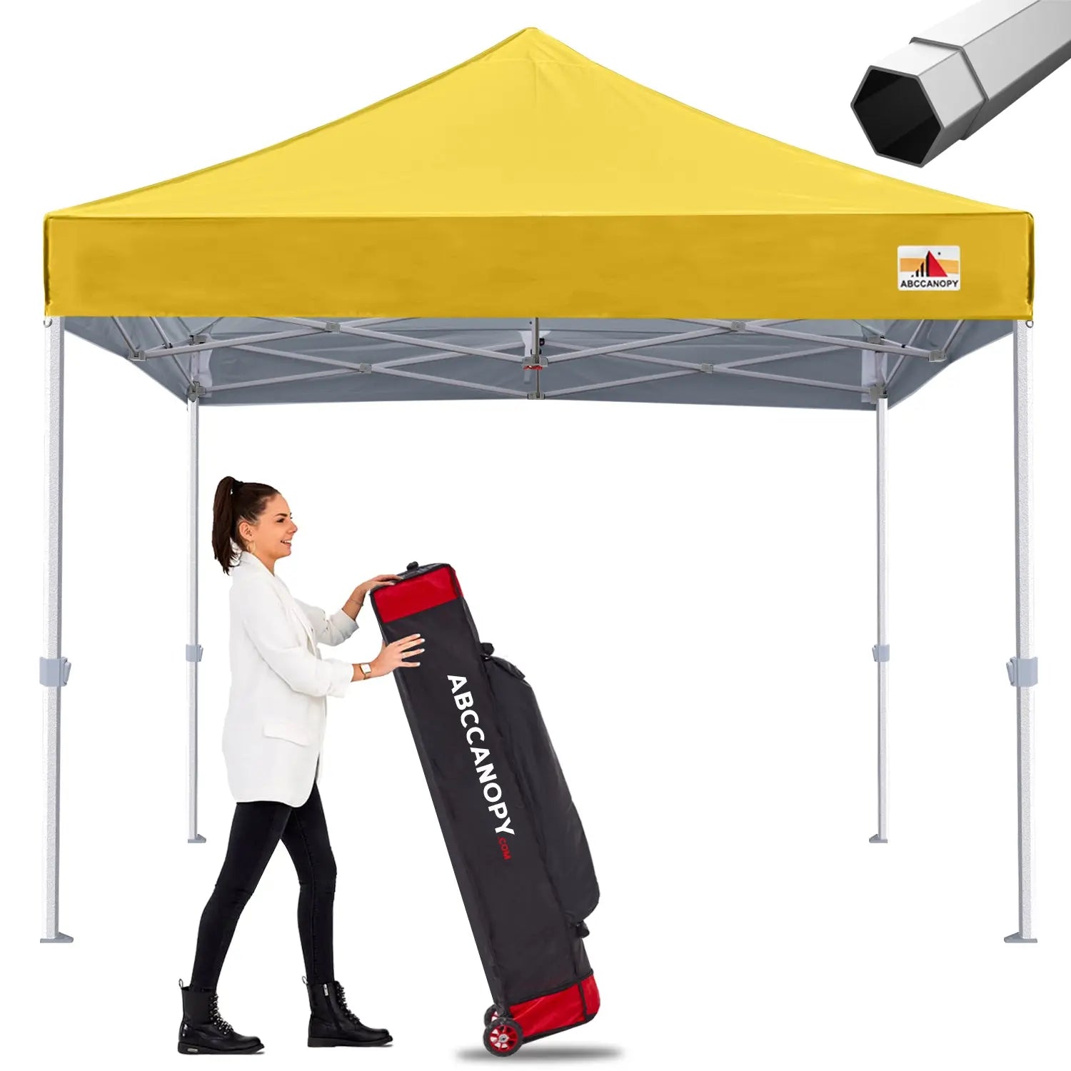 ABCCANOPY S2 Premium Heavy Duty Pop Up Canopy Tent - 8x8, 10x10, 10x15, 10x20