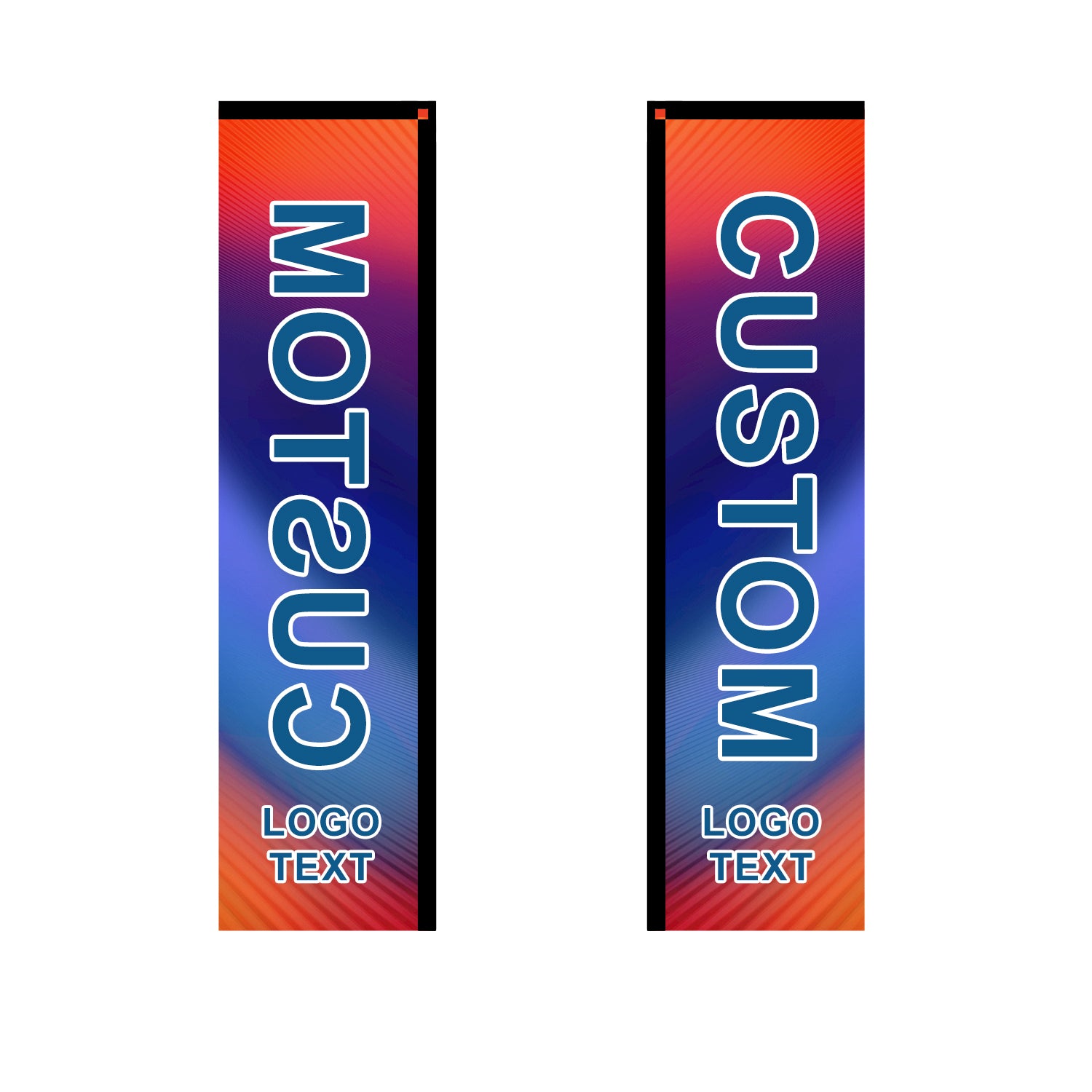 ABCCANOPY Custom Feather Blade Flag Advertising 8FT/10FT/12FT (Flag Only)