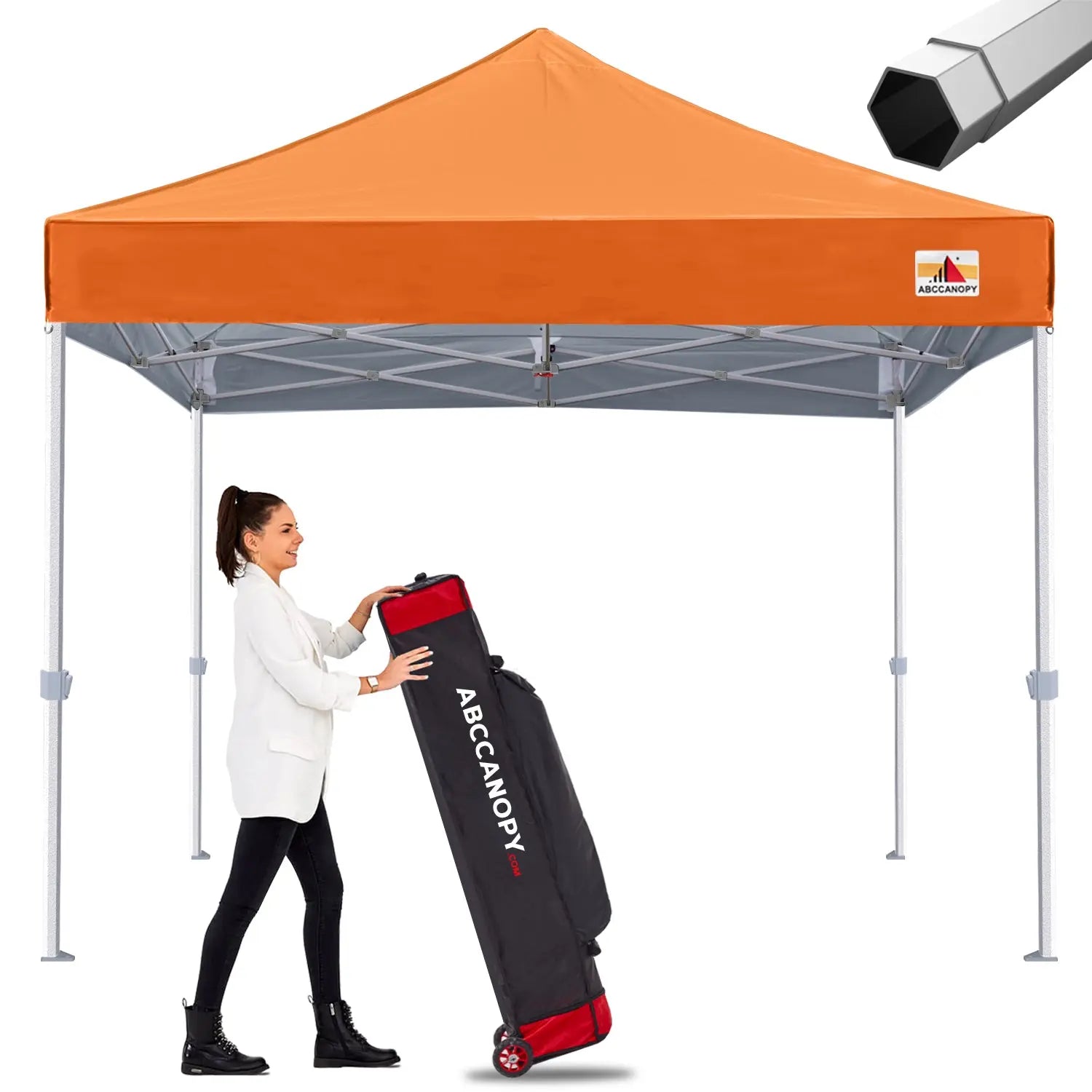 ABCCANOPY S2 Premium Heavy Duty Pop Up Canopy Tent - 8x8, 10x10, 10x15, 10x20