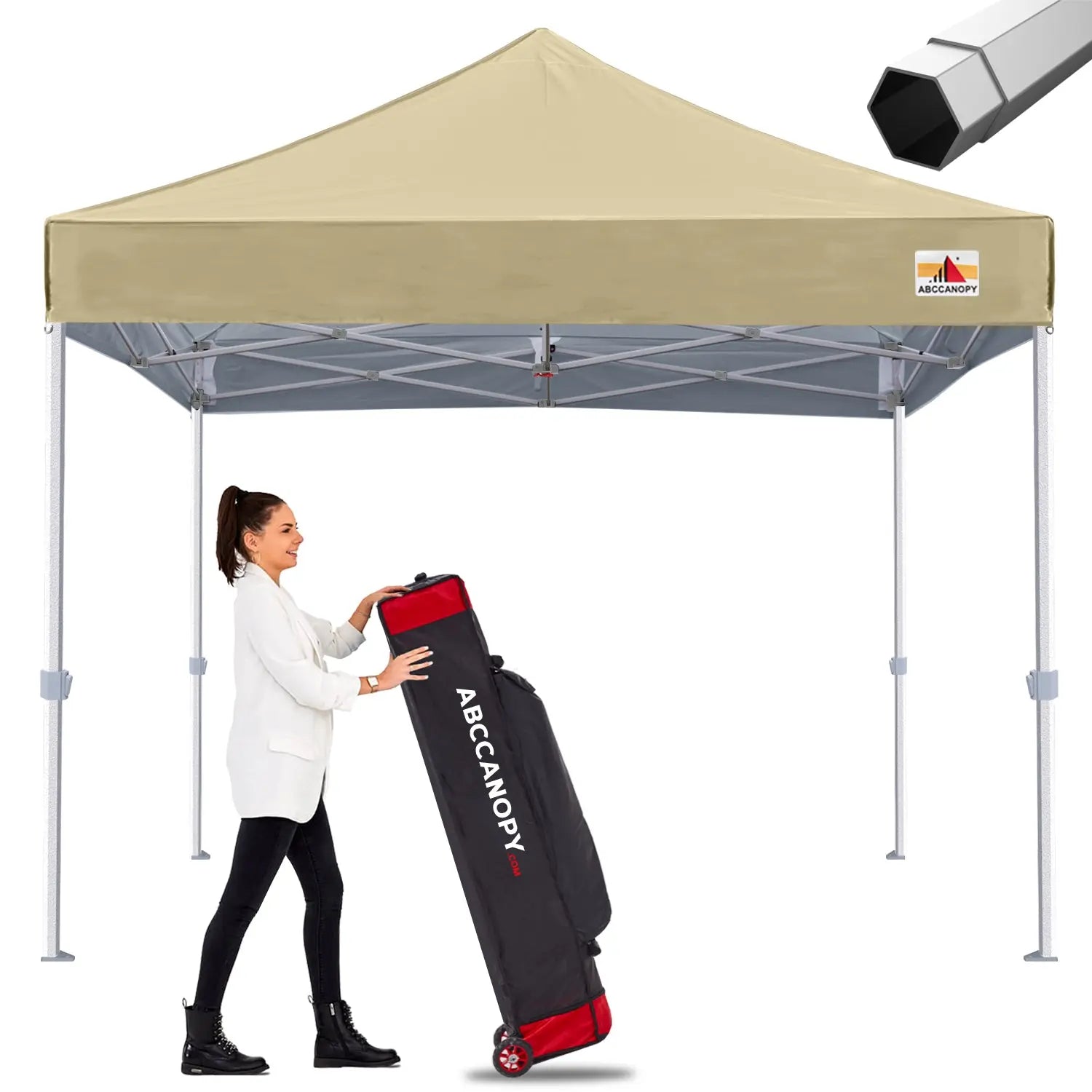 ABCCANOPY S2 Premium Heavy Duty Pop Up Canopy Tent - 8x8, 10x10, 10x15, 10x20